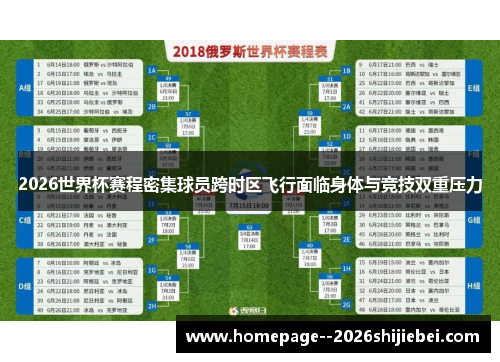 2026世界杯赛程密集球员跨时区飞行面临身体与竞技双重压力